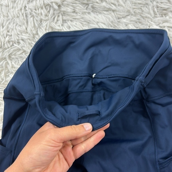 Lululemon Fast & Free Crop II *Nulux 19" True Navy - Picture 4 of 6
